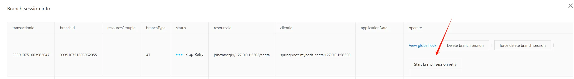 start-branch-trx