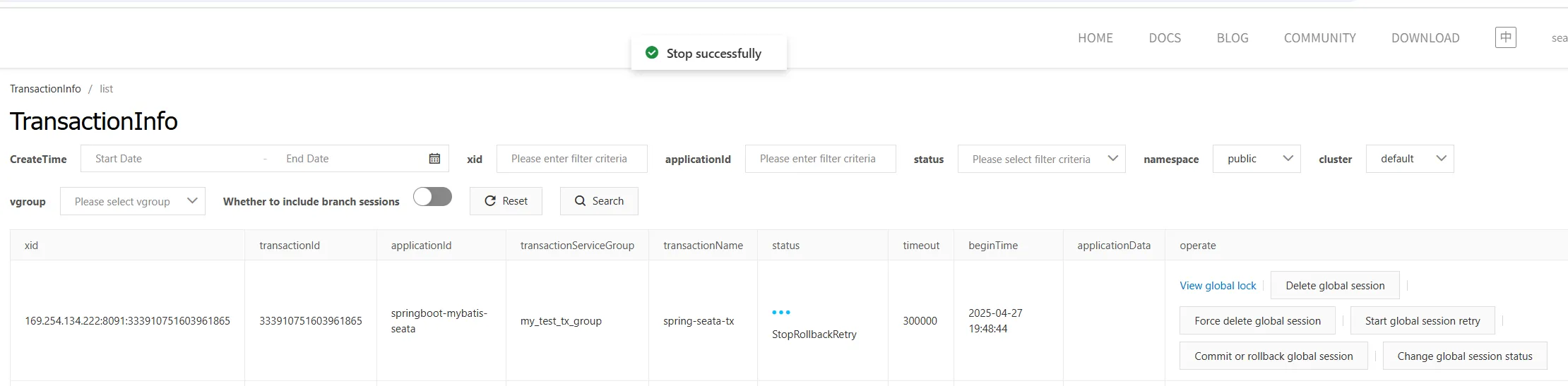 stop-global-trx-hint